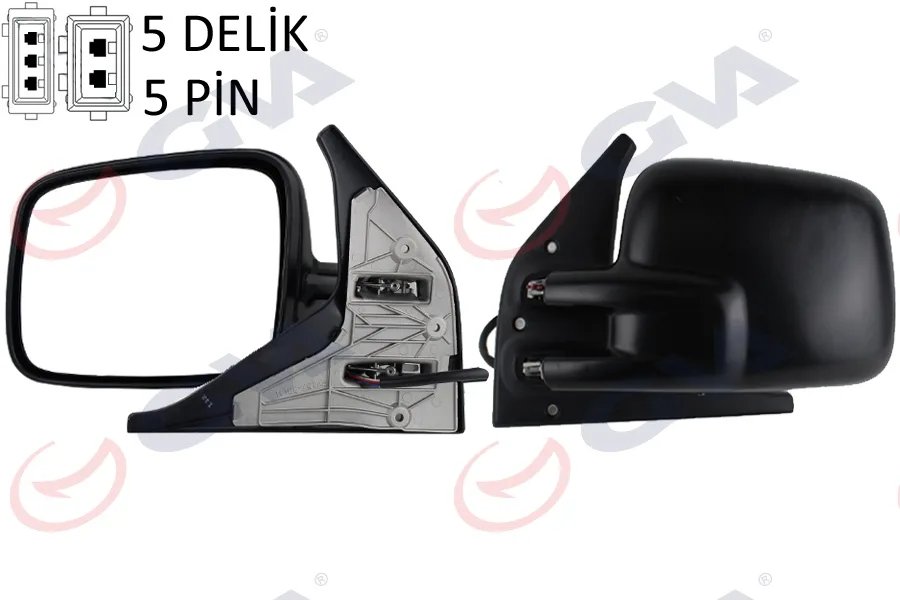 Diş Dikiz Aynası Sol TRANSPORTER T4 1996 Elektrikli Isıtmalı Konveks VM-186EHL