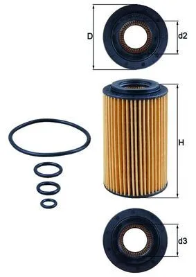 Yag Filtresi Mercedes M112 M113 M272 M273 W203 CL203 C219 W211 W220 W221 W163