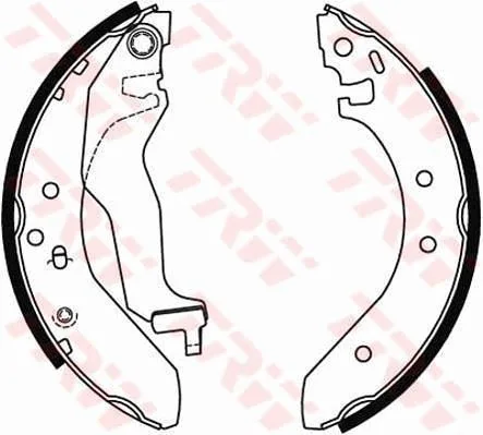 Arka Kampana Pabuç Balata Honda Civic Euro 1.4L D14A2 MA8 Kasa 1996-2001 180 X 28