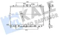 Radyatörü Hyundai ACCENT 1.3L G4EH 1995-2000 1.5L G4EK 1995-2000 Otomatik Vites - A / T 335MM X 608MM X 16M M
