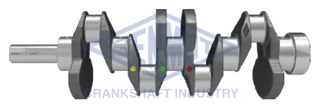 Krank Mili Hyundai H100. H2600 2.6L D4BB TC Tcı Kamyonet Turbo 1997-2004 Dövme Çelik