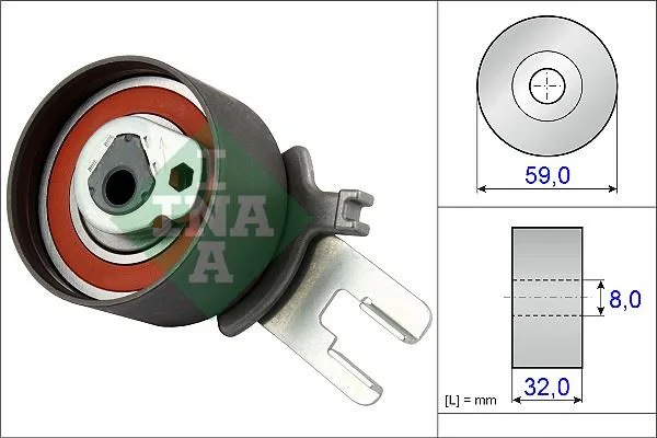 531051510 Triger Gergi Rulmani Volvo C30 D5 2006 C70 D5 2006 S40 2.4 D5 2006 S60 2.4D5 2001 S80 2.4D D5