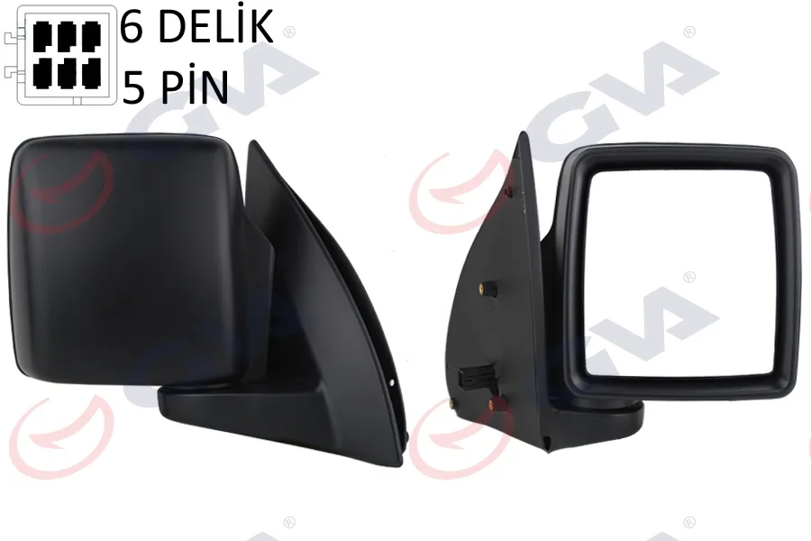Diş Dikiz Aynası Sağ COMBO C 2001 Elektrikli Isıtmalı Konveks 5 Fiş VM-965EHR
