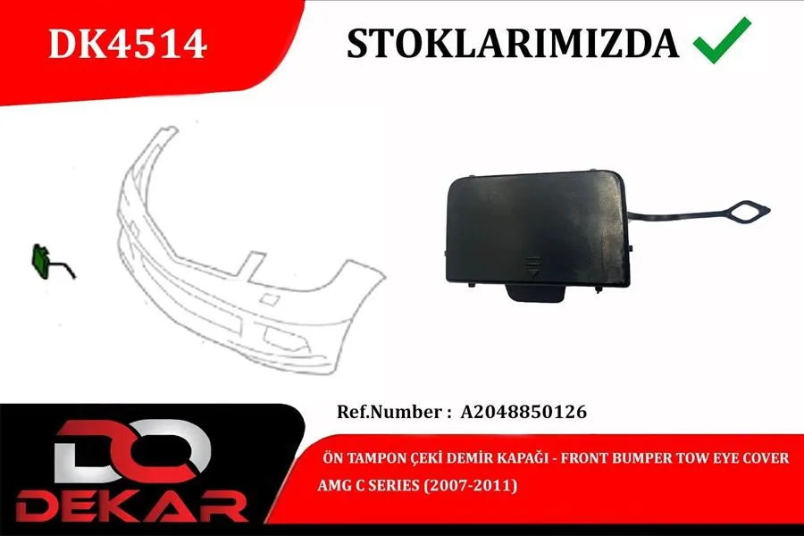 Ön Tampon Çeki Demir Kapağı AMG C 2007-2011 (2 Adet)