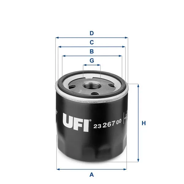 Yağ Filtresi Ford Focus / Mondeo / Fiesta / Mazda / Escort-1.25-1.4-1.6 Benzin S Max 2007-2014 1.6 Zetec Volvo C30 S40 S80 V40 V50 V60 V70