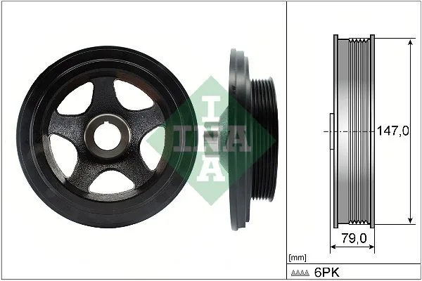 Krank Kasnagı Mercedes OM611 OM646 W202 W203 CL203 C209 W204 W210 W211 W638 W639 B901>B906