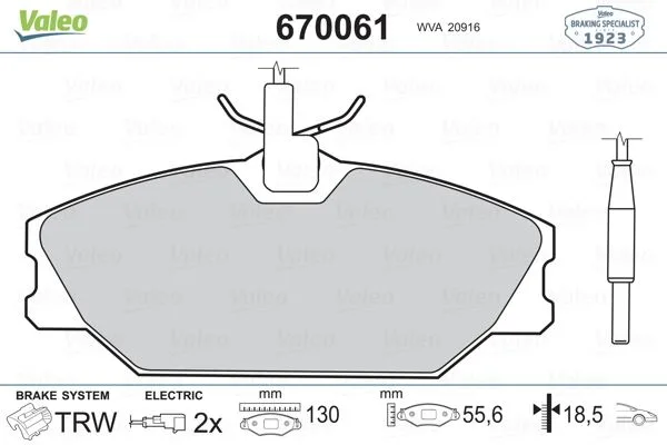 Ön Fren Balatası Renault Laguna 1997-2001 Safrane 2 1996-2002 Megane 1 1997-2001 Scenic Megane SC Nic 1997-2002 1.4 1.6 1.8 1.9D 2.0 2.2D
