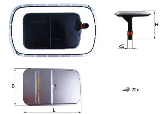 Otomatik Sanziman Yagı Filtre Seti BMW E46 E39 E83