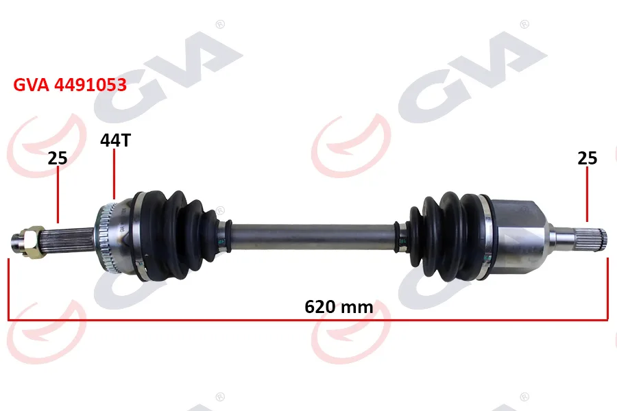 Komple Aks Sol Hyundai ACCENT Admire 1.5L D3EA CRDI 3 Silindir 2002-2005 ABS Li 25X25 - ABS 44 Diş Komple Boy 620MM