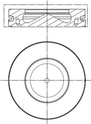 Piston Segman STD. 84.00MM BMW N47N F20 F21 F22 E90 E91 E92 E93 F30 F31 F34 F32 F33 F36 F07 F10 F1 1 E84 F25 F15
