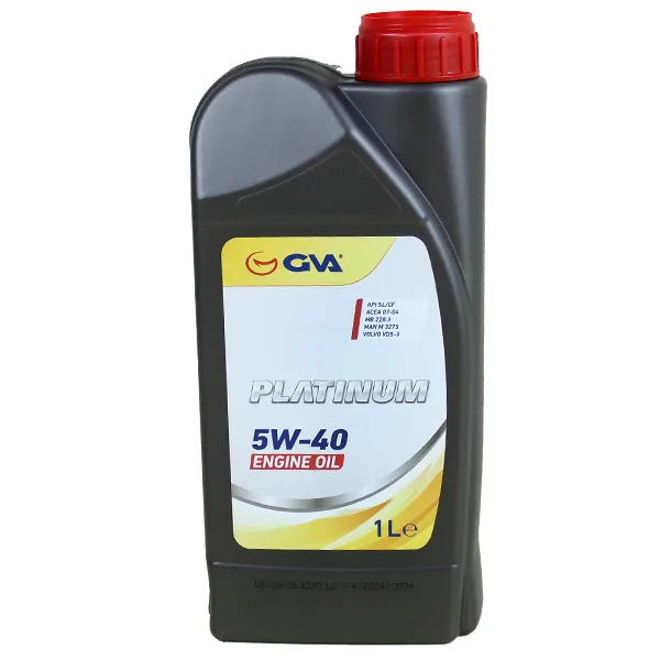 Motor Yağı 5W40 1 LT Platınum Tam Sentetik API SL / CF (12 Adet)