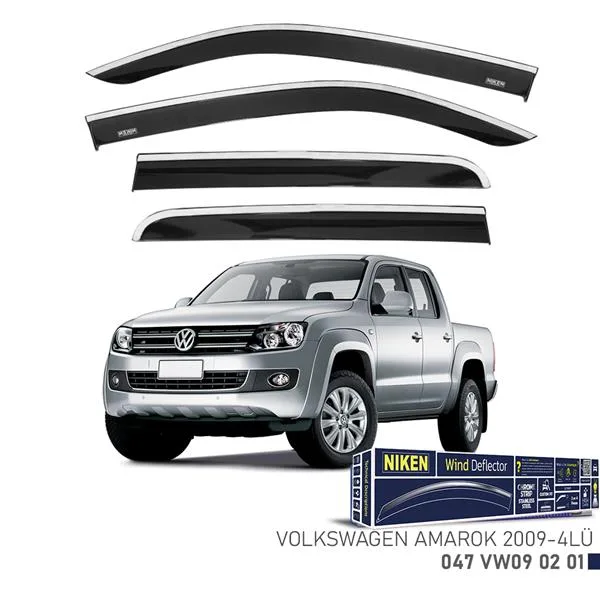 Kromlu Cam Rüzgarlığı VW Amarok 2009 4LÜ