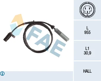 ABS Tekerlek Hız Devir Sensörü Arka BMW E81 E82 E87 E88 E90 E91 E92 E93