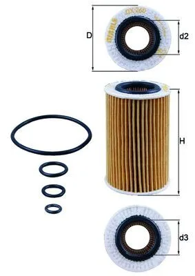 Yağ Filtresi Mercedes SLK - CLASS M113 R171 55 AMG 2004-2011