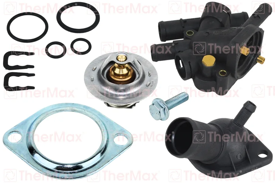 Termostat 89 C Komple Kangoo 1997 Megane 1 1996 Clio 2 1998-2005 Laguna 1996 1.9D F8Q Sensör Delikli