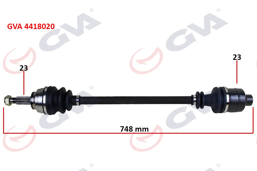 Komple Aks Sağ Laguna 1 1.6 16V 1993-2001 747MM