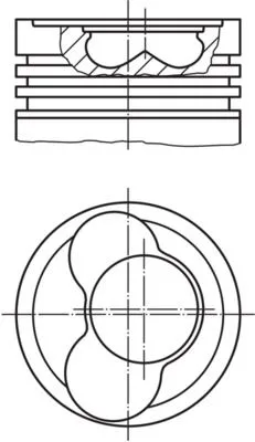 Motor Piston Segman STD VW T4 2.5 TDI Acv - Ahd - Anj 1.2 Silindir 81.01