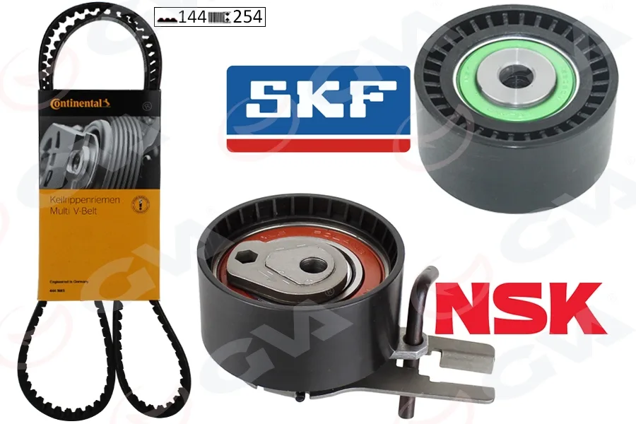 Eksantrik Gergi Kiti 144 Diş EURO4 P206-P307-C1-C2-C3-NEMO - Bipper - Fiesta 2002 1.4 HDI - Tdci