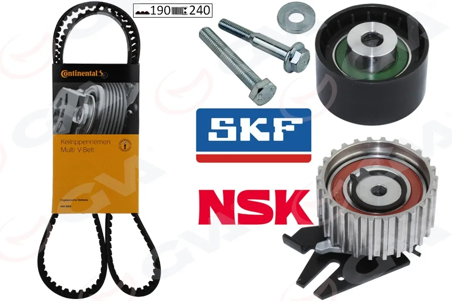 Eksantrik Gergi Kiti 190X240 Brava 1996-2001 Bravo 1996 DOBLO 2001 Marea 1999-2002 Idea 04>1.9JTD K055500XS