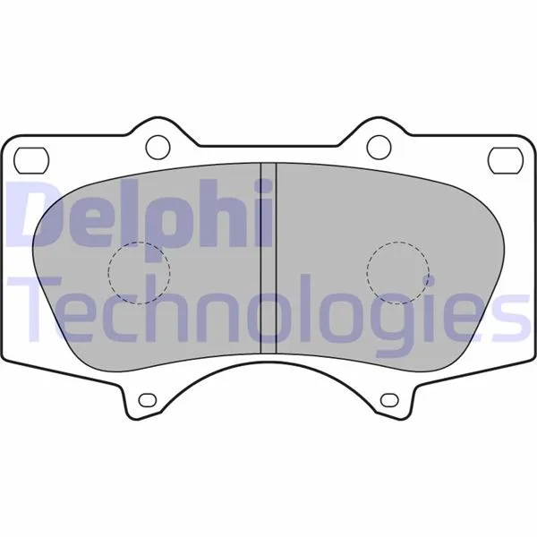 Ön Fren Balata Toyota HILUX 3.0L 1KD - FTV KUN26 4X4 2009-2011 Land Cruiser Prado 4.0L 1GR - FE GRJ150 2009 3.0L 1KD - FTV KDJ120 D-4D 2003-2009 Mitsubishi Pajero 3.2L 4M41 V98W 2007