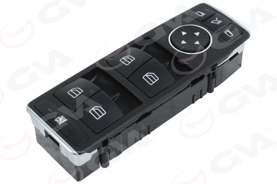 Cam Acma Salterı On Sol Siyah. Ayna Katlamalı Mercedes W204 S204 X204 W212