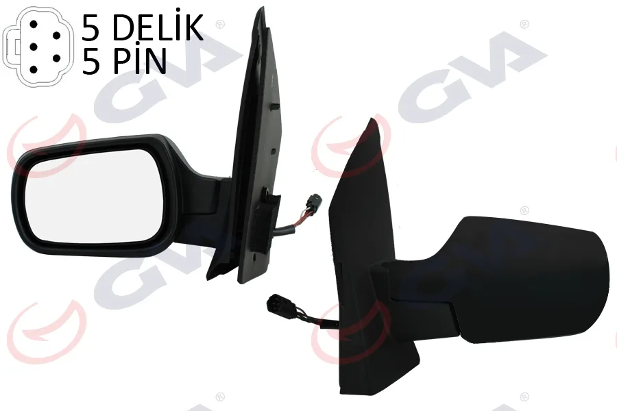 Diş Dikiz Aynası Sol Ford Fiesta 2002 Elektrikli Isıtmalı 5PİN 5 Fiş VM-312EHL