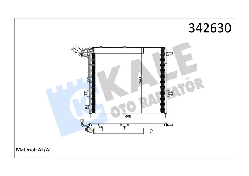 Klima Radyatoru Mercedes W164 X164 W251