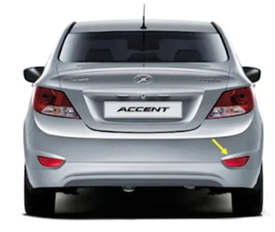 Reflektör Arka Tampon Sag Hyundai ACCENT Blue 2011