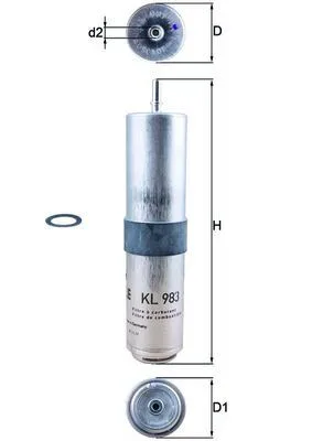 Yakit Filtresi BMW B37 B47 F40 F44 F45 F46 F48 F39 . Mini F54 F55 F56 F57 F60