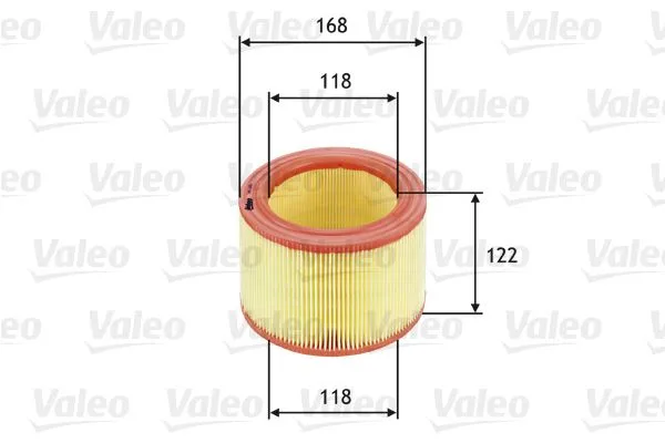 Hava Filtresi BERLINGO 1996 - P.306 1998-2001 PARTNER 1996 - Xsara 1997-2000 1.8D - 1.9D