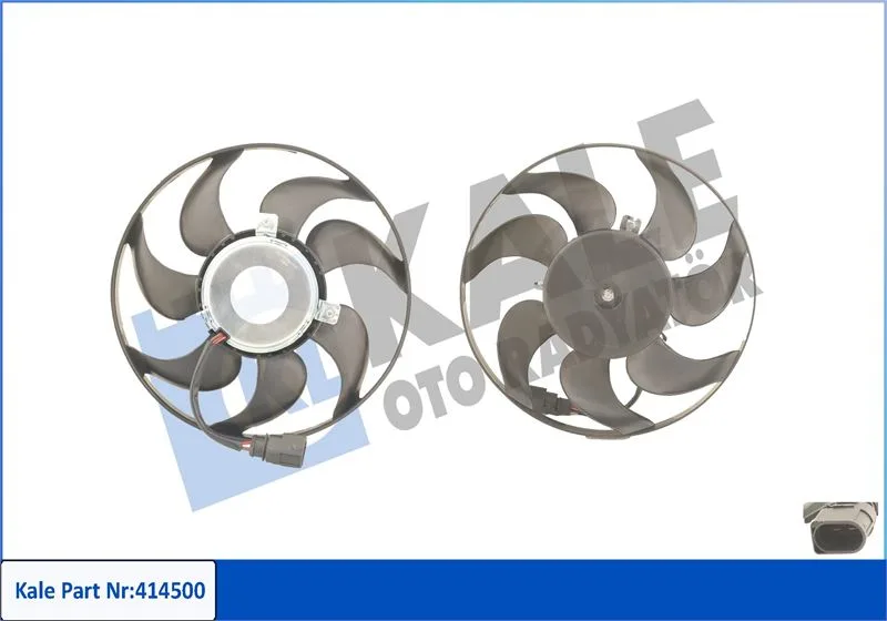 Fan Motoru Sağ CADDY 3 - Golf 5 - 6 - Plus - Jetta 3 - 4 - Passat - Scirocco - Touran 200W-295MM