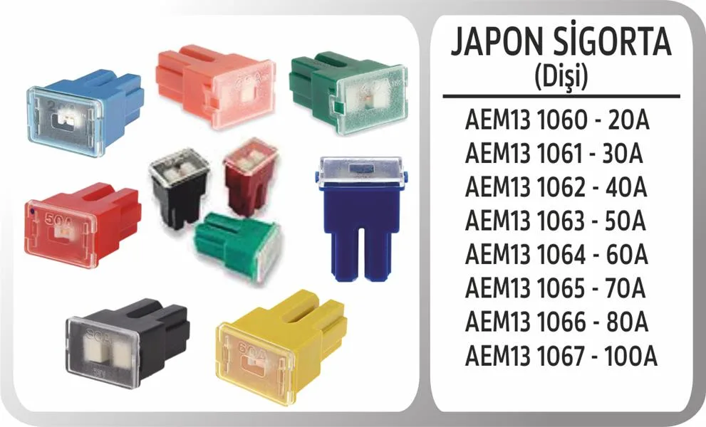 Japon Sigorta Dısı 20A (10 Adet)