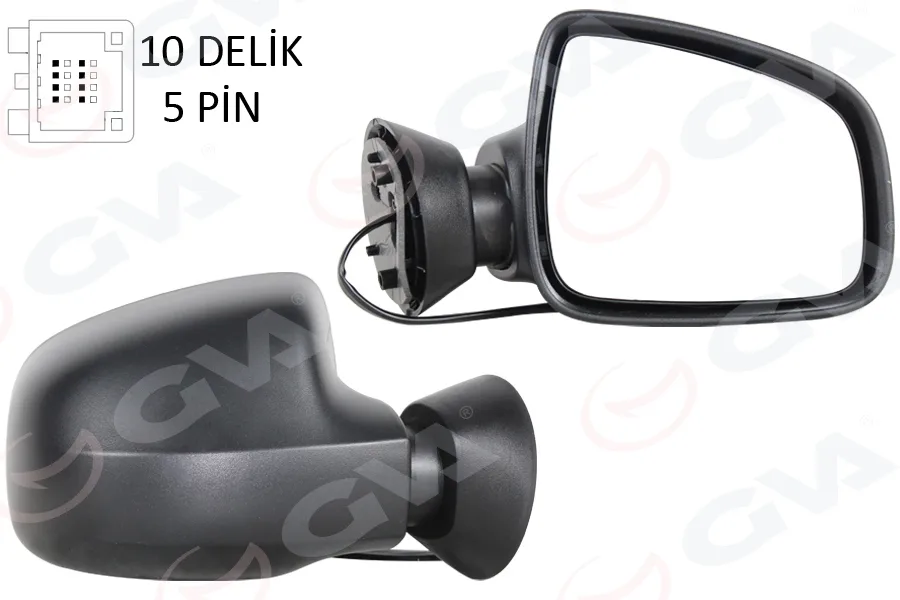 Diş Dikiz Aynası Sağ Dacia 2009-2012 Logan Logan MCV Sandero 2012>>Duster Elektirikli
