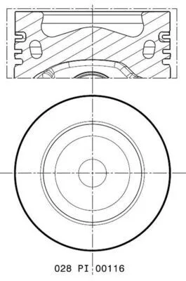 Piston Segman CRAFTER - Amarok - Passat 81MM Ckub - CKTB - Cffa - CFFB - CFGB - CFGC - Cnfa - CNFB STD