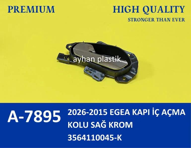 Kapi İç Açma Kolu Sağ Fiat Egea 2015 Krom
