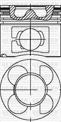 Motor Piston Segman 0.50 330D-530D-730D - Freelander - Rangerover