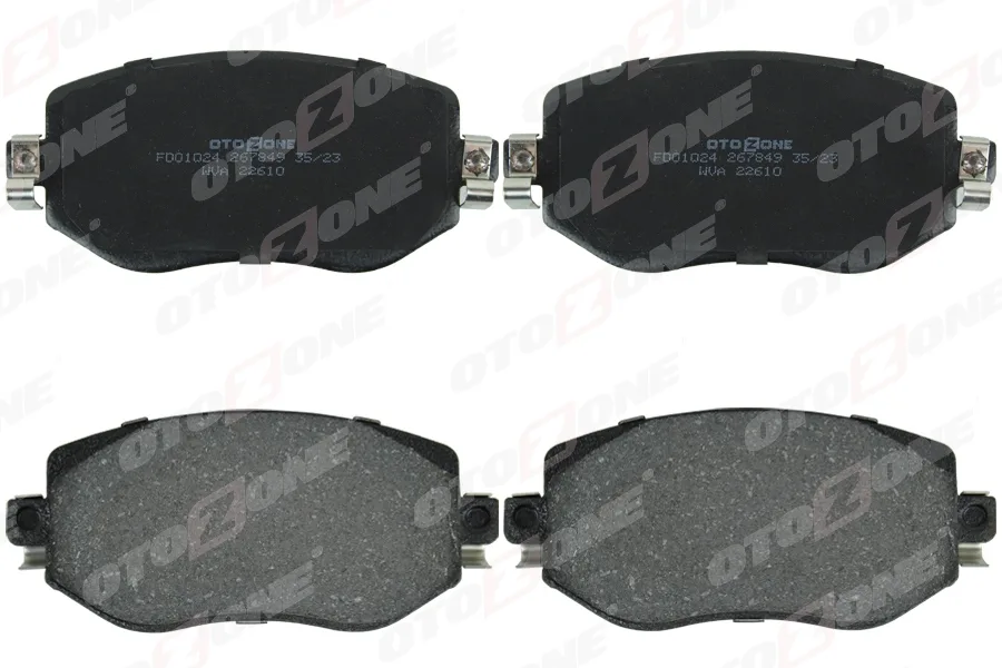 Ön Fren Balatası Renault Megane 4 2015 Tüm Motor Tipleri G:129MM Y:58.4 MM K:18MM