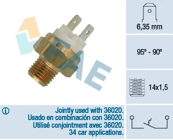 Hararet Müşürü BMW M20 M21 M30 E21 E30 E12 E28 E24 E23 Opel Omega A 2.3 3.0