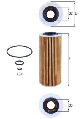 Yag Filtresi BMW M57N E46 E90 E91 E92 E93 E60 E61 E63 E64 E65 E66 E83 E53 E70 E71