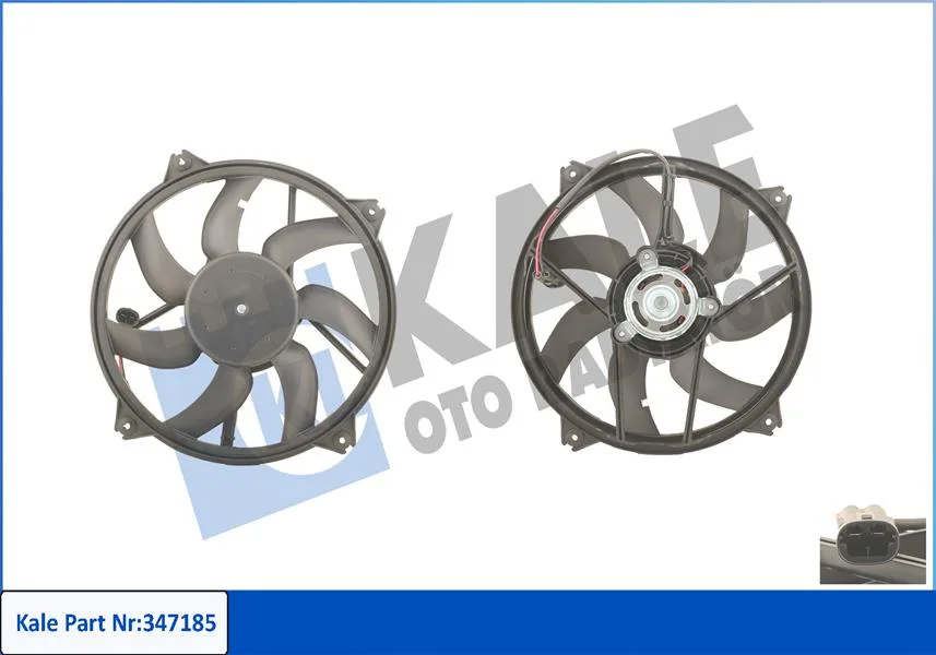 Fan Motoru Peugeot P307-P308-P3008-P5008-PARTNER - RZC - Citroen BERLINGO - C4-DS4-DS5-JUMPY