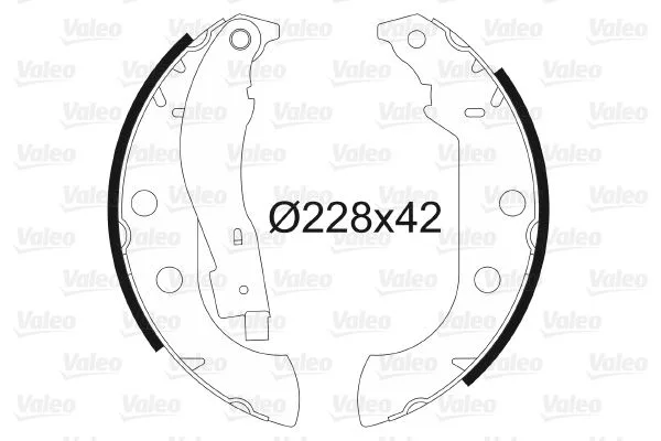 Arka Pabuç Balata Xsara 1.4HDİ 1.6 1.8 1.5D 1998-2005 306 1.6 1.8 1994-2001 405 1992-1995 GS8657 228X42