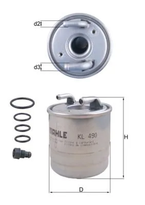 Yakit Filtresi Mercedes OM640 OM642 OM651 W169 W245 W204 W212 X164 W164 X204 W221 W222 B906