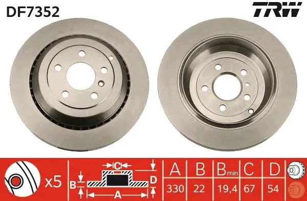 Fren Diski Arka 4-MATİC Mercedes W164 X164 W251