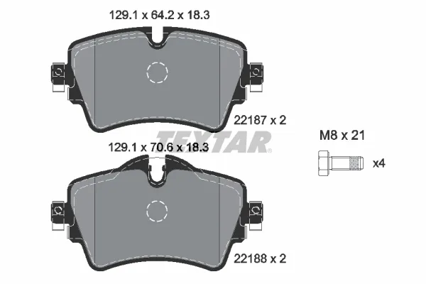 Fren Balatası Ön BMW F45 F46 F48 F39 Mini F54 F55 F56 F57 F60
