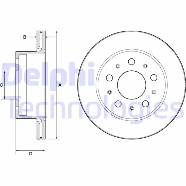 Fren Diski Arka Fiat DUCATO 2006 Peugoet BOXER 2006 Citroen JUMPER 2006 300X22X19.9MM