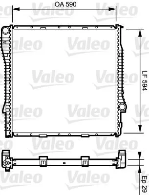 Motor Su Radyatoru BMW M54 M57 E53