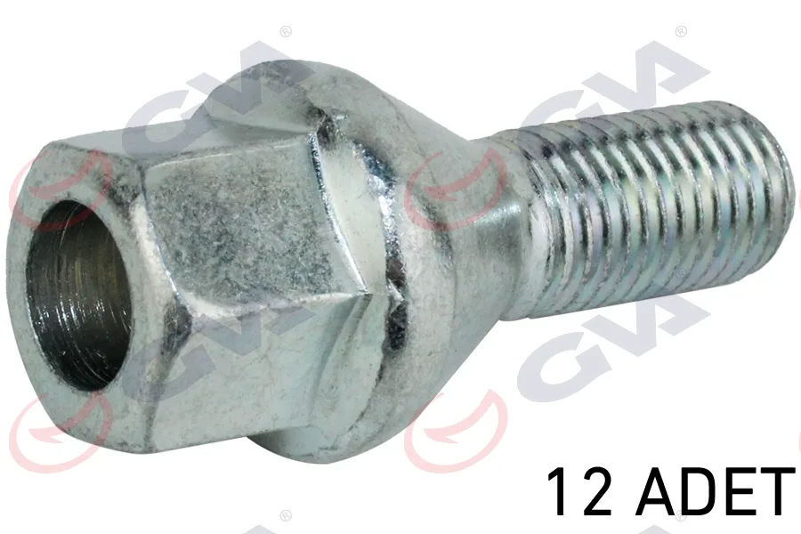 Bijon Civatası Renault Megane - Clio Y.M. Dacia Duster - Logan Delikli Tip Paket 12 (12 Adet)