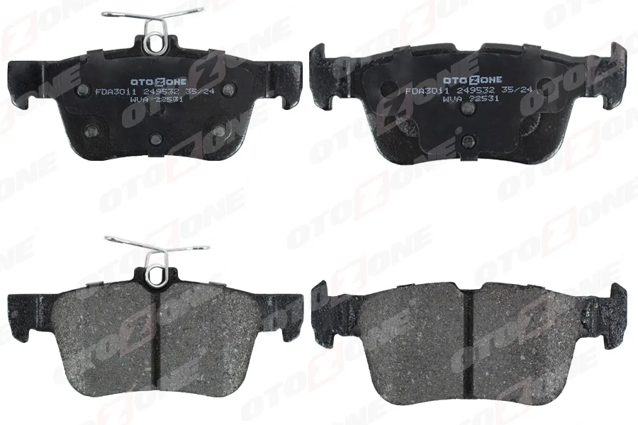 Arka Fren Balatası Galaxy 3 2015 Mondeo 5 2014 Edge 2015-2019 Focus 4 2017 Kuga 3 2019