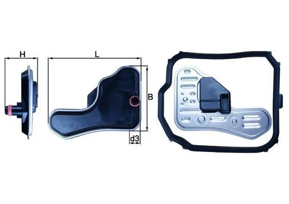 Şanzıman Yağ Filtre Seti Peugeot P206-P301-P306-P308 Citroen C3-C4-C5-E - Elysee - Xantia AL4