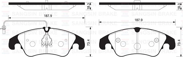 Ön Balata Fişli Audi A4-A5-A6-A7-Q5 2008